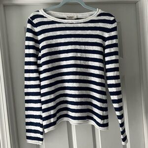 Holebrook Sweden small navy and blue striped cotton sweater